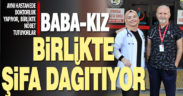 Baba-kız aynı hastanede doktor olarak hizmet veriyor