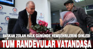 Başkan Zolan halk gününde hemşehrilerini dinledi