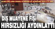 Hırsızı muayene fişi yakalattı