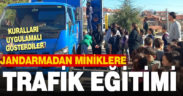 Jandarmadan öğrencilere trafik eğitimi