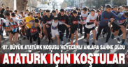 Denizli’de 87. Büyük Atatürk Koşusu yapıldı