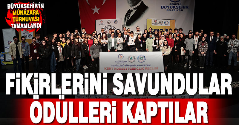 Büyükşehir’in Münazara Turnuvası tamamlandı
