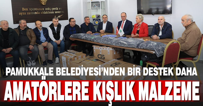 Pamukkale Belediyesi’nden amatörlere bir destek daha