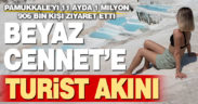 Pamukkale’yi 11 ayda 1 milyon 906 bin kişi ziyaret etti