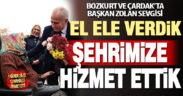 Bozkurt ve Çardak’ta Başkan Zolan sevgisi