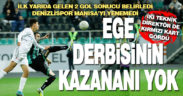 Denizlispor ile Manisa yenişemedi: 1-1