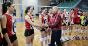 Büyükşehirli voleybolculara Başkan Zolan morali