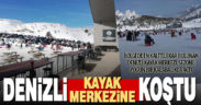 Denizli Kayak Merkezi’nde yoğun sezon açılışı