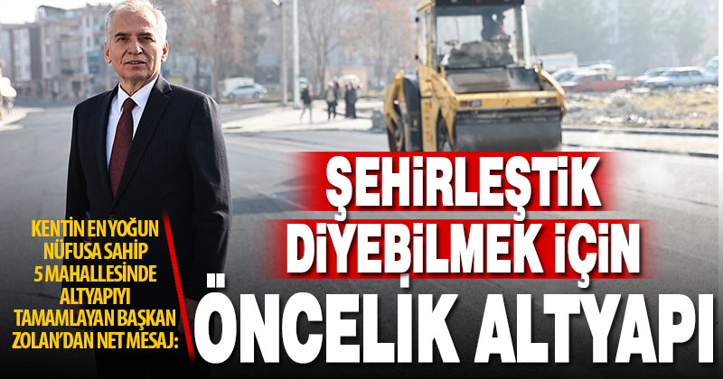 Büyükşehir’den kentin en yoğun mahallelerine modern alt ve üst yapı