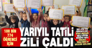 Denizli’de 188 binden fazla öğrenci için yarıyıl tatili başladı