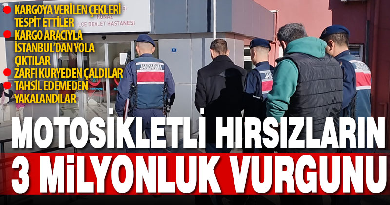 Kargoya verilen çek ve senetleri çalan iki hırsız İstanbul’da yakalandı