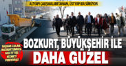 Başkan Zolan Bozkurt’ta üstyapı çalışmalarını inceledi