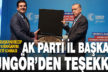 Ak Parti İl Başkanı Yücel Güngör, Cumhurbaşkanı Erdoğan’ın ziyareti sonrası teşekkür etti