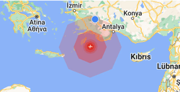 Akdeniz’deki deprem Denizli’de de hissedildi