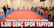 Pamukkale Belediyesi’nin kurslarına 5 bin 500 genç katılıyor