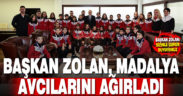 Madalya avcılarından Başkan Zolan’a ziyaret
