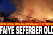 Santral depolama sahasında yangın: 22 araç 35 personel saatlerce çalıştı