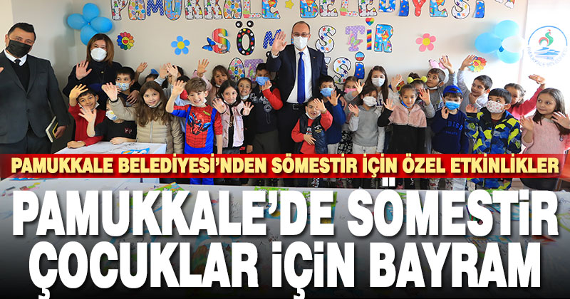 Pamukkale Belediyesi’nden sömestir için özel etkinlik düzenledi