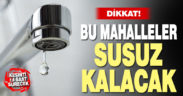Pamukkale ve Sarayköy’de su kesintisi