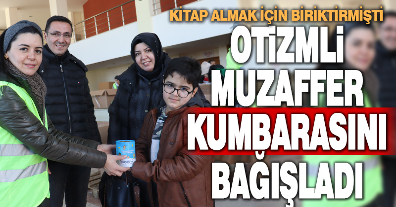 14 yaşındaki çocuk kumbarasını depremzedelere bağışladı