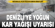 Meteorolojiden yoğun kar yağışı uyarısı