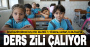 İkinci eğitim öğretim dönemi için ilk ders zili çalıyor