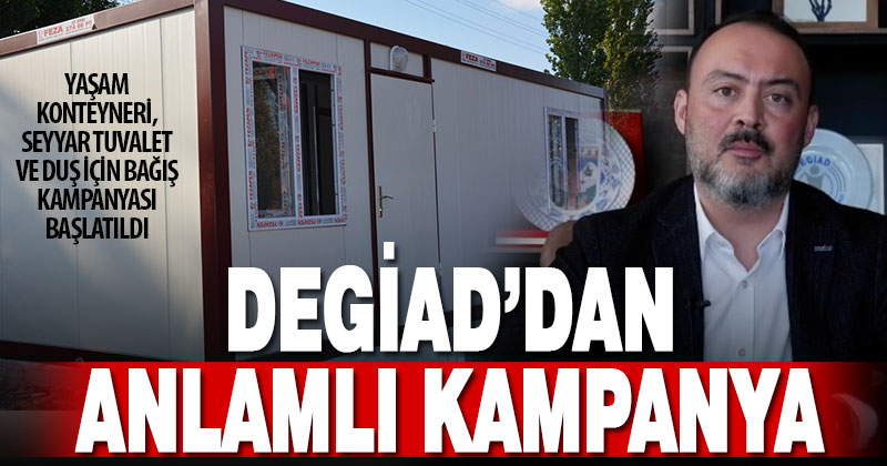 Denizli’ye, “yaşam konteyneri bağışı” çağrısı