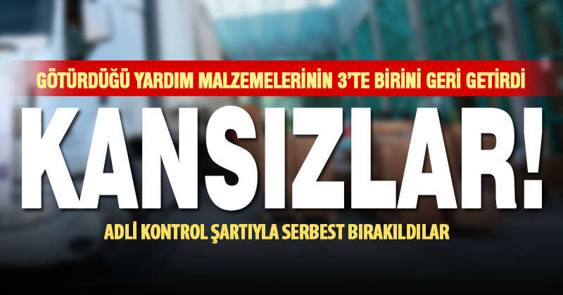 Tır şoförü, deprem bölgesine götürdüğü malzemelerin 3’te birini zimmetine geçirdi