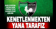 Denizlispor, statlardaki “hükümet istifa” sloganları sonrası açıklama yaptı