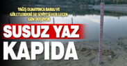 Yağışsız geçen kış nedeniyle baraj ve göletlerdeki su seviyesi düşüyor