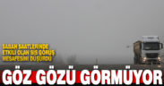 Denizli’de etkili olan sis görüş mesafesini düşürdü