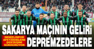 Sakaryaspor maçının gelirleri depremzedelere bağışlanacak