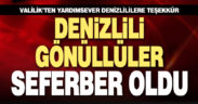 Seferber olan Denizlilileri Valilik’ten teşekkür