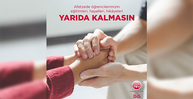 TEV’den depremzede öğrenciye burs
