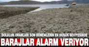 Barajlardaki doluluk oranları alarm veriyor. Susuz yaz kapıda
