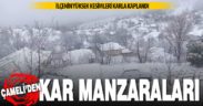 Çameli’ye kar yağıyor