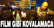 Pazar yerindeki kalabalığı fırsat bilip kaçmak isteyen şüpheliler, kovalamacayla yakalandı