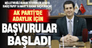 Ak Parti’de milletvekilliği başvuruları başladı