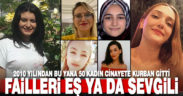 2010 yılından bu yana 50 kadın cinayete kurban gitti, failleri eş ya da sevgili çıktı