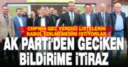 AK Parti’den geciken bilgilendirme itiraz