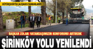 Büyükşehir’in sıcak asfalt seferberliği sürüyor: Şirinköy yolu yenilendi