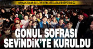 Büyükşehir’in gönül sofrası Sevindik’te kuruldu