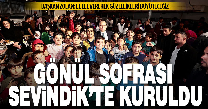 Büyükşehir’in gönül sofrası Sevindik’te kuruldu