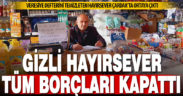 Gizli hayırsever, veresiye defterindeki tüm borçları ödedi