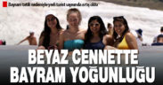 Pamukkale’de bayram yoğunluğu