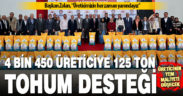 Büyükşehir’den 4 bin 450 üreticiye 125 tonluk silajlık mısır tohumu