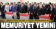 Gençlik ve Spor İl Müdürlüğü’ndeki 125 sözleşmeli personel memur kadrosuna alındı