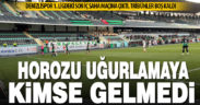 Denizlispor’un son iç saha maçına taraftar ilgi göstermedi