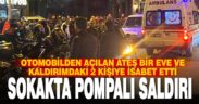 Denizli’de pompalı tüfekle bir araçtan rastgele ateş açıldı, 2 kişi yaralandı