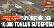 Denizli’nin en büyük içme suyu deposunun temeli atıldı